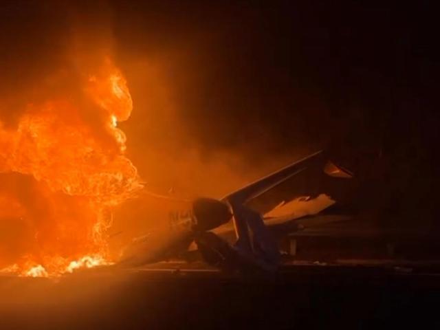 Miraculous Survival: Pilot and Student Walk Away from Fiery Plane Crash on North Carolina Freeway