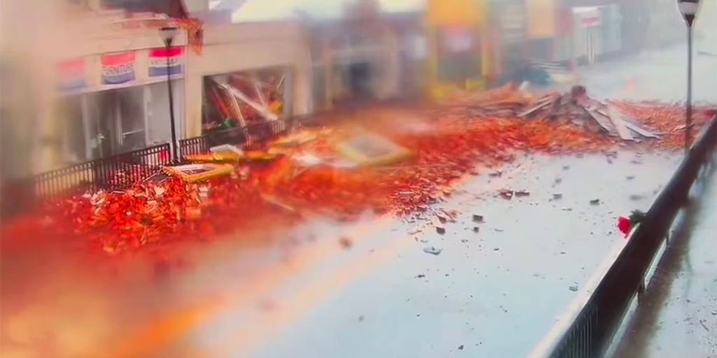 Dramatic Videos Capture EF-2 Tornado Devastating South Carolina Town