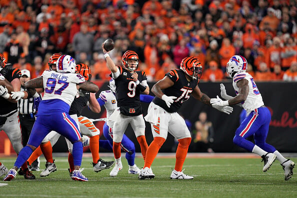 "Bengals' Joe Burrow leads fourth consecutive victory, defeating Bills on 'Sunday Night Football'"