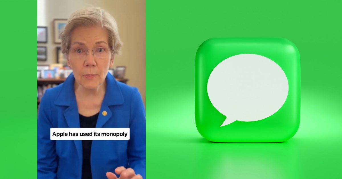 Featured image for "Elizabeth Warren Criticizes Apple for Green Texts Impact on Relationships"