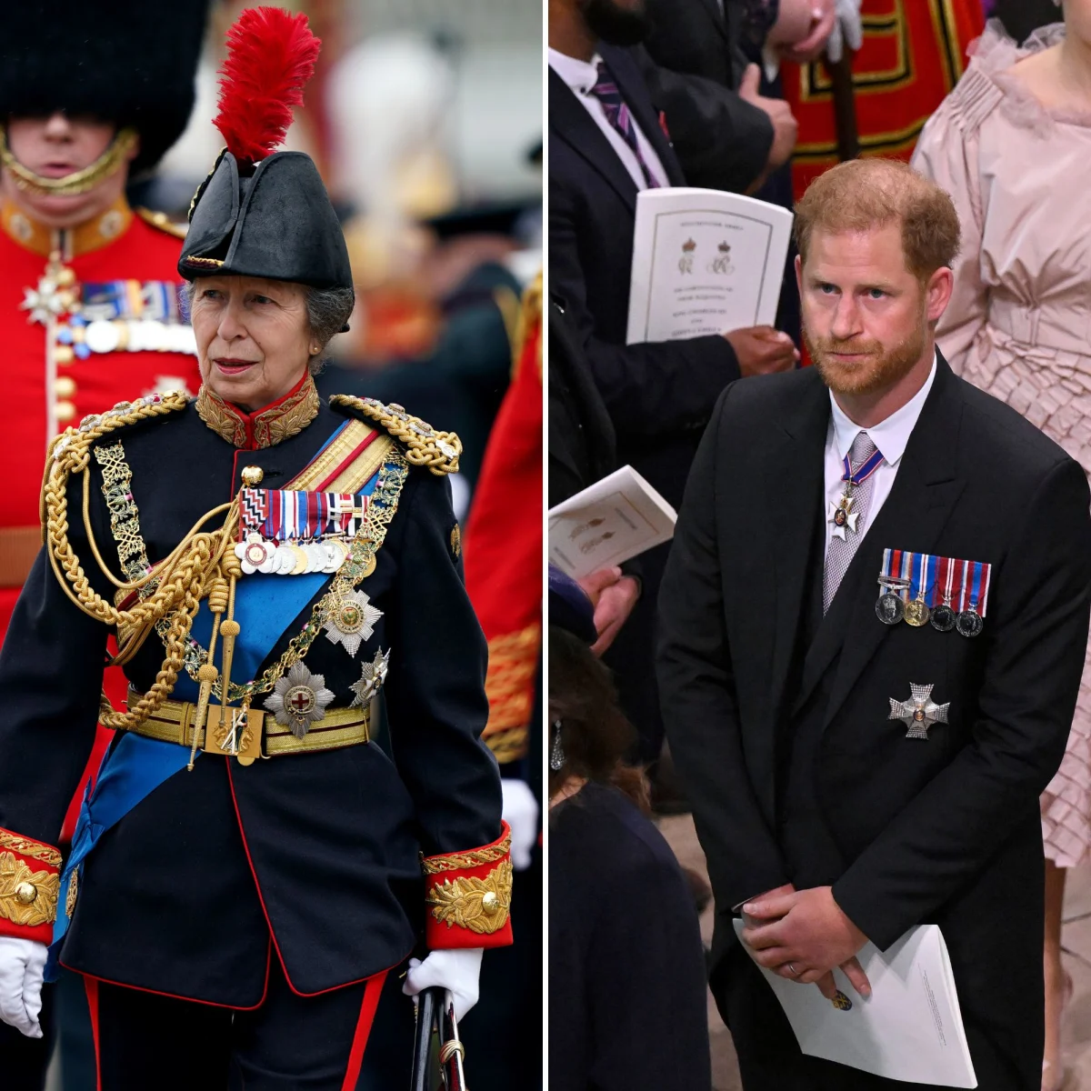 Featured image for Princess Anne Speaks Out on Coronation Hat Controversy with Prince Harry
