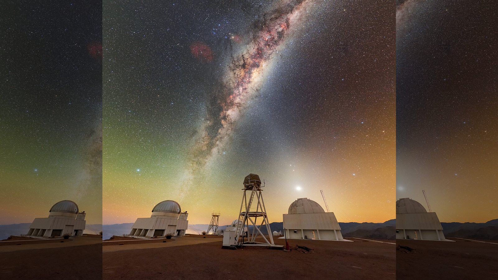Featured image for Giant 'X' Illuminates Chile in Celestial Light Show