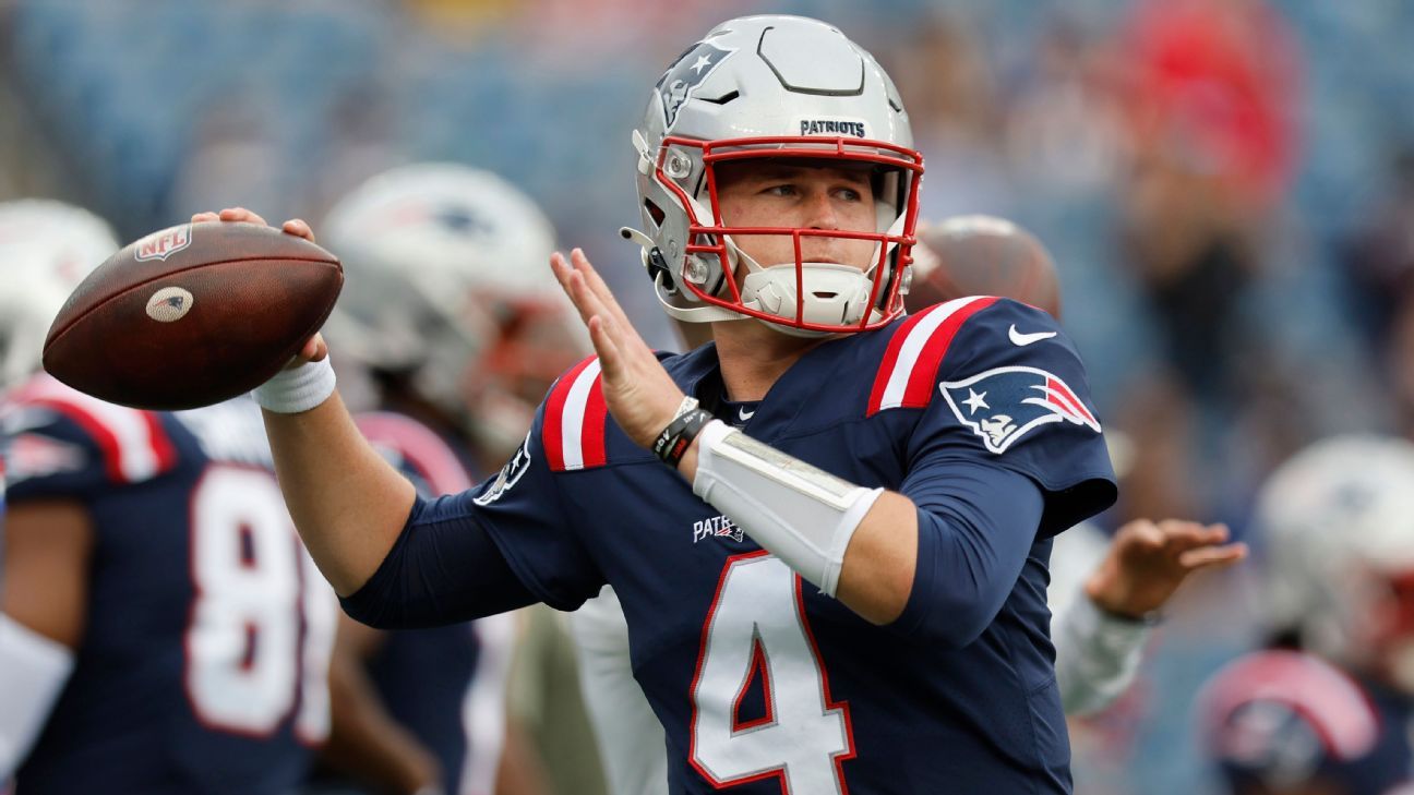 Patriots Add Bailey Zappe, Release Matt Corral in Roster Move