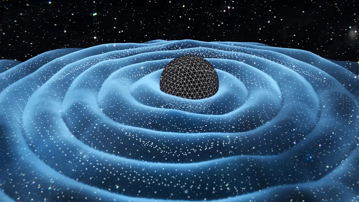 Gravity's surprising ability to generate light.
