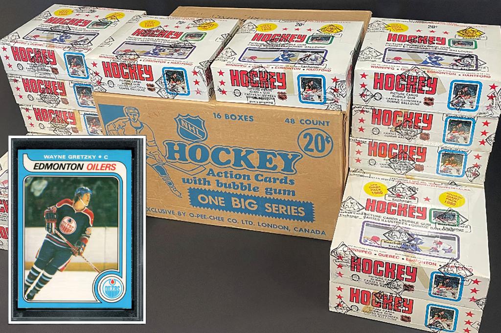 Featured image for "Unopened Case of Hockey Cards, Possibly Containing Wayne Gretzky Rookie, Sells for $3.7M"