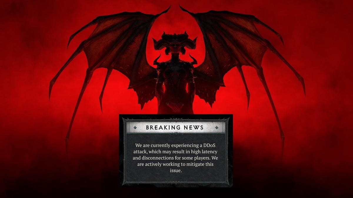 Featured image for Diablo 4 and Blizzard Games Suffer DDoS Attack