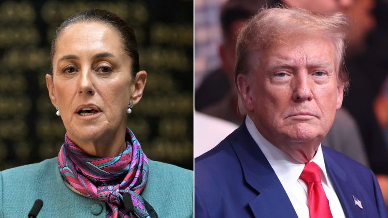 Trump and Mexican President Discuss Tariffs Amid Border and Trade Tensions
