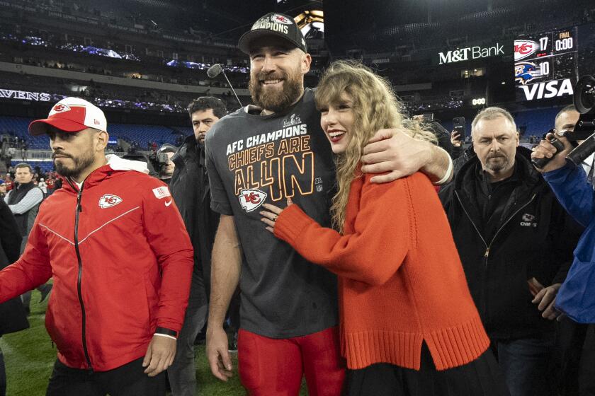 Featured image for "Travis Kelce Finds Happiness with Taylor Swift and Embraces New Levels of Joy"