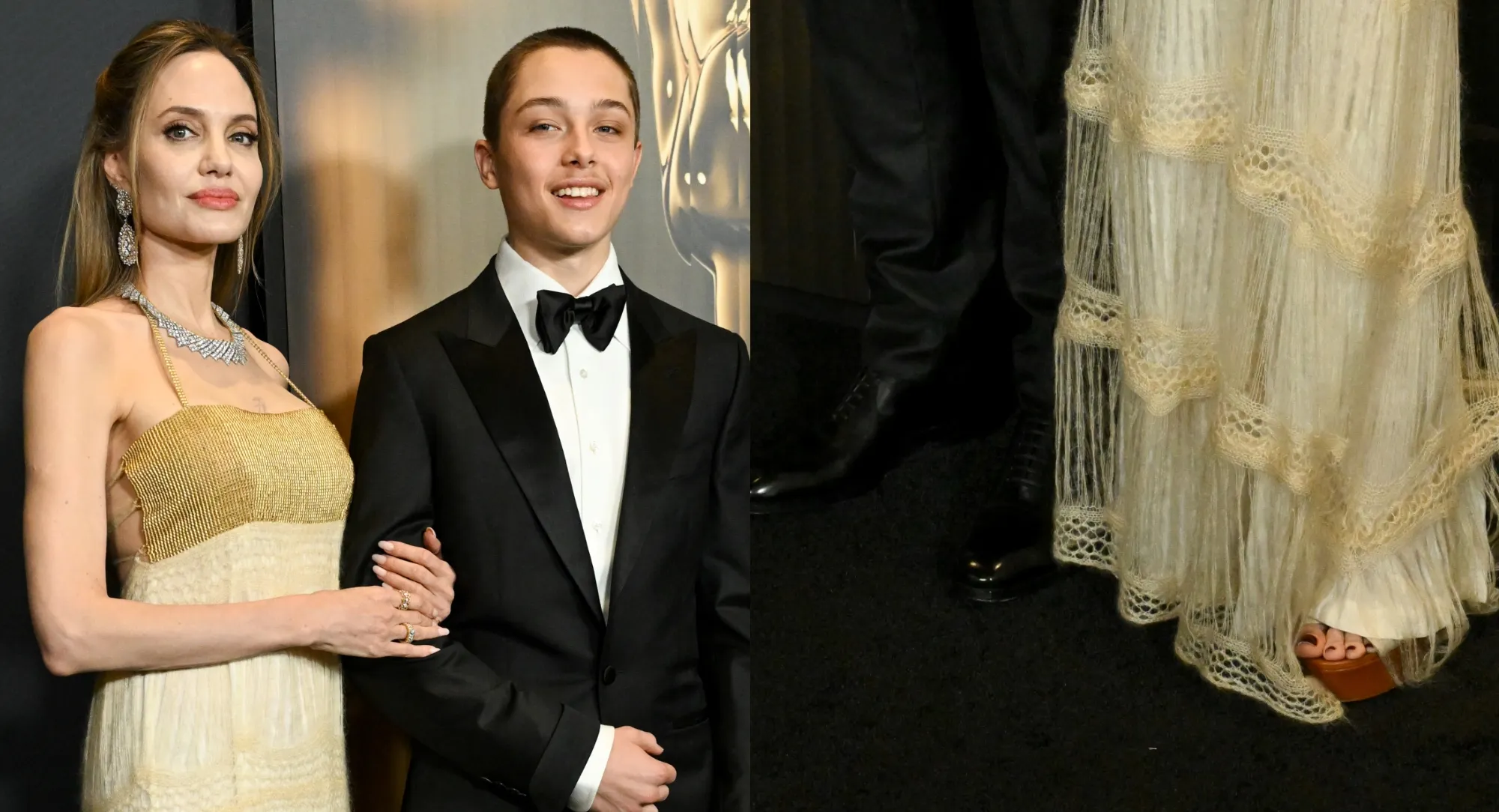 Featured image for Angelina Jolie and Son Knox Shine at 2024 Governors Awards