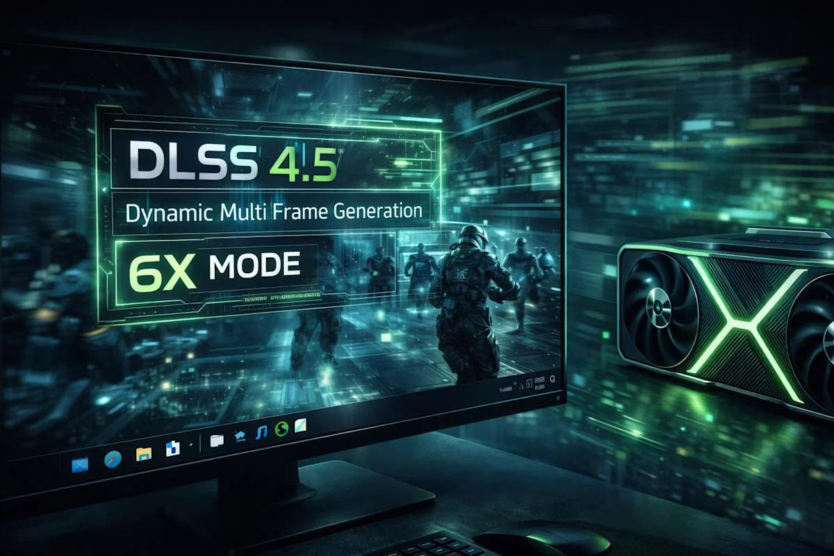 NVIDIA DLSS 4.5 Unlocks Up to 6X AI Frame Boost for RTX 50‑Series