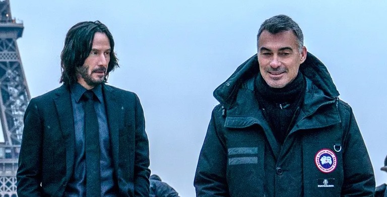 Featured image for Exclusive: Director Chad Stahelski Talks John Wick 4 Spoilers, Keanu Reeves, and Big Duel.