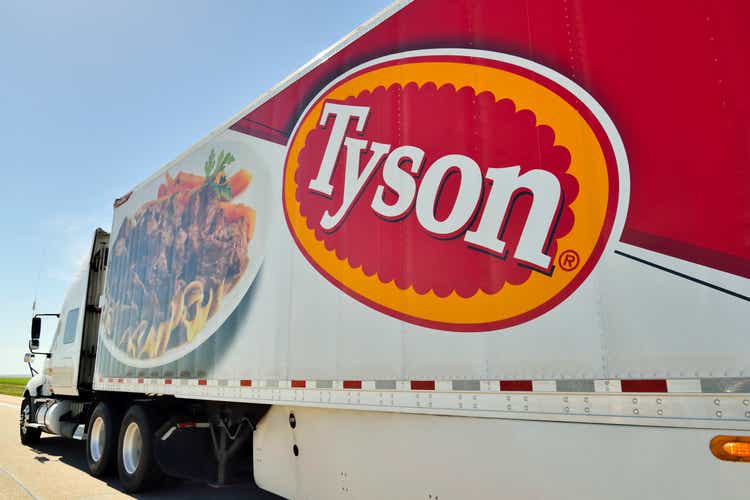 Featured image for Tyson Foods Faces Revenue Challenges, Shares Fall