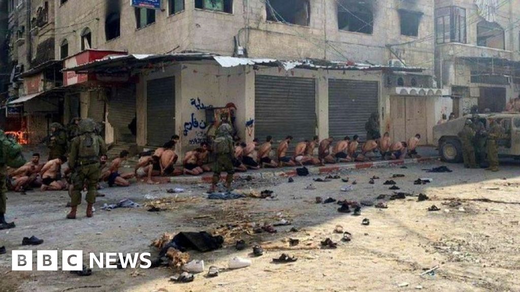 Detained and Stripped: Disturbing Images of Palestinian Men in Gaza