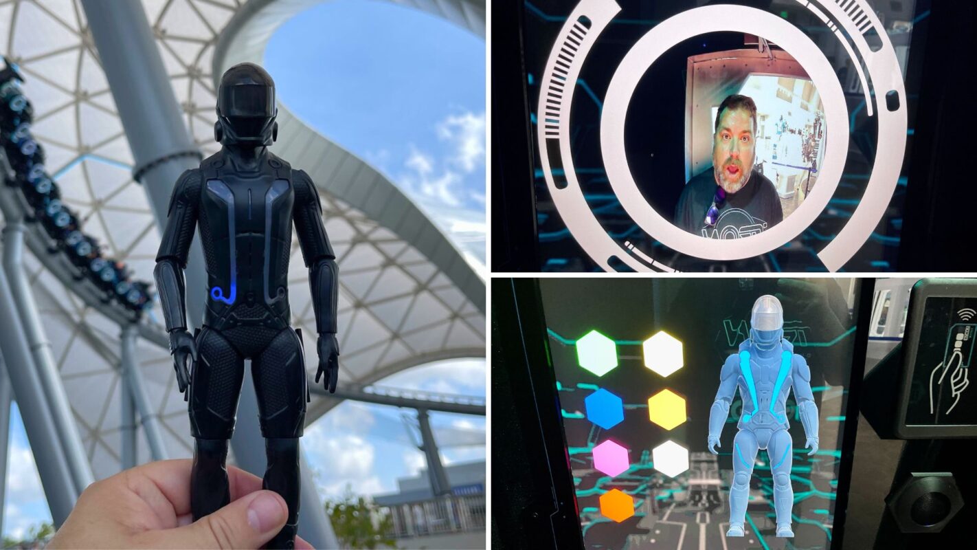 Disney's TRON Experience: From Coasters to Custom Action Figures and STEM Education Donations.