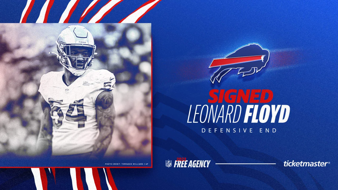 Bills ink Leonard Floyd to one-year, $9M deal.