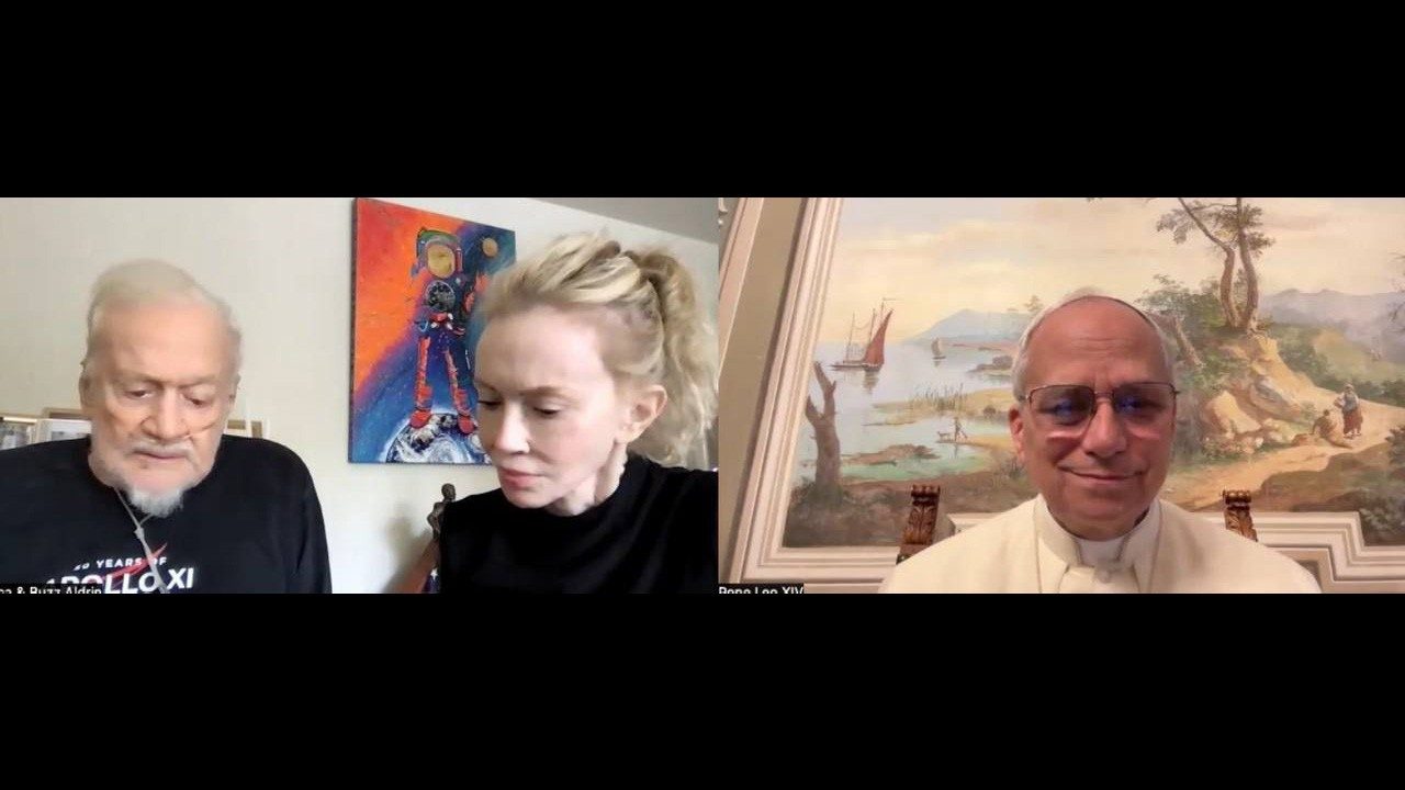 Featured image for Pope Leo XIV Celebrates Moon Landing Anniversary with Buzz Aldrin