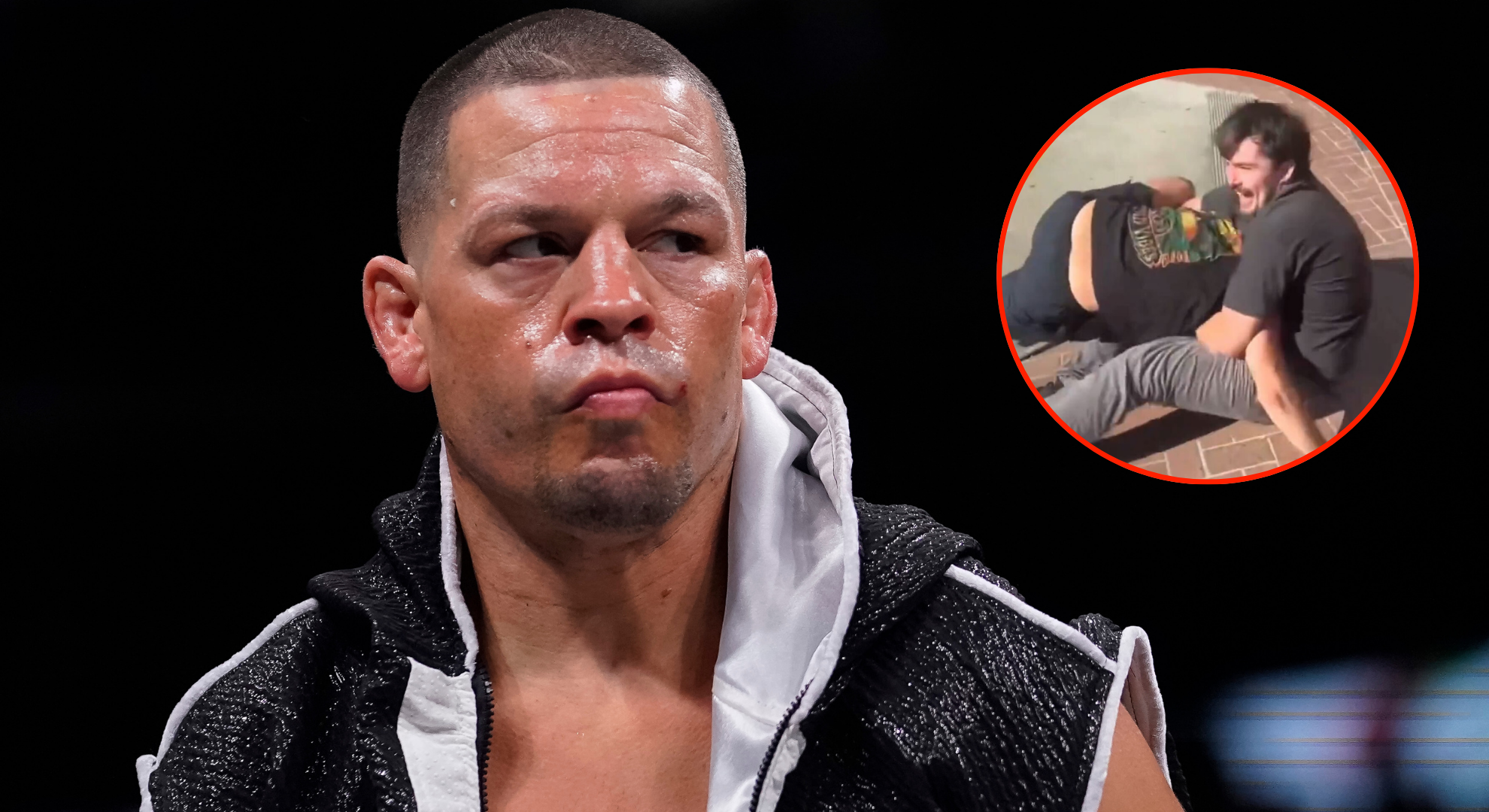 Featured image for Nate Diaz Turns Autograph Request into Street Sparring Match