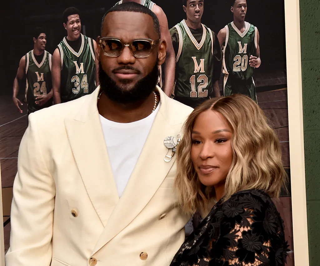 Featured image for LeBron and Savannah James stun in stylish ensembles at 'Shooting Stars' premiere.