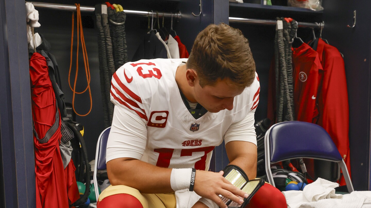 49ers' Brock Purdy sidelined, Mac Jones to start in Week 2