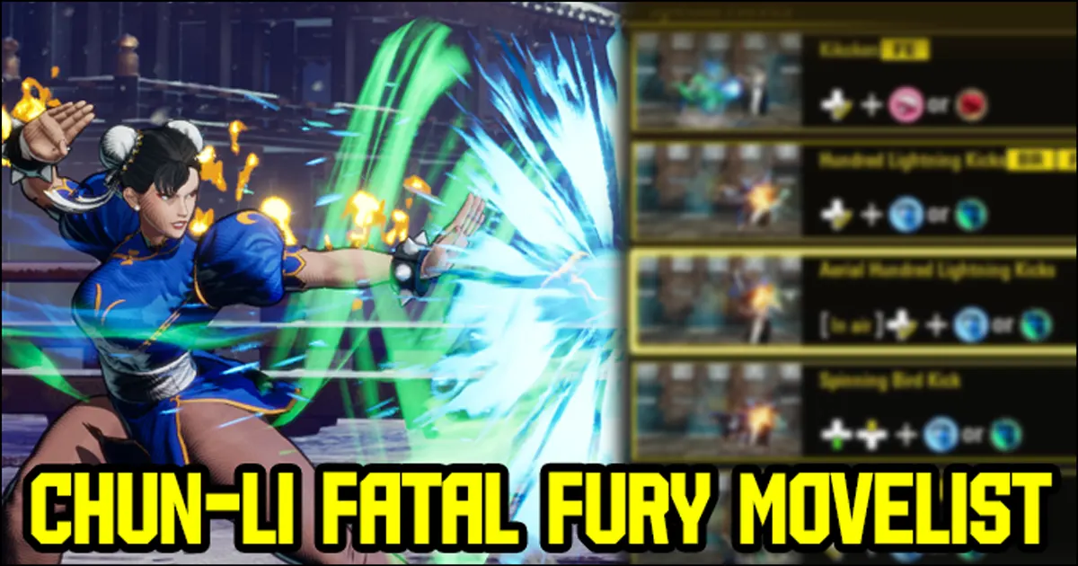 Featured image for Chun-Li's Moves and Highlights in Fatal Fury: City of the Wolves