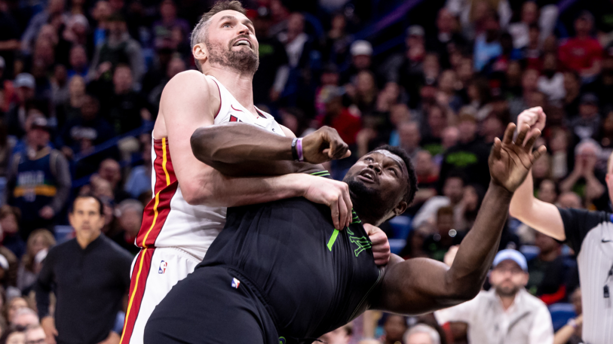 Featured image for "Zion Williamson Thanks Kevin Love for Protecting Him During Heat-Pelicans Brawl"