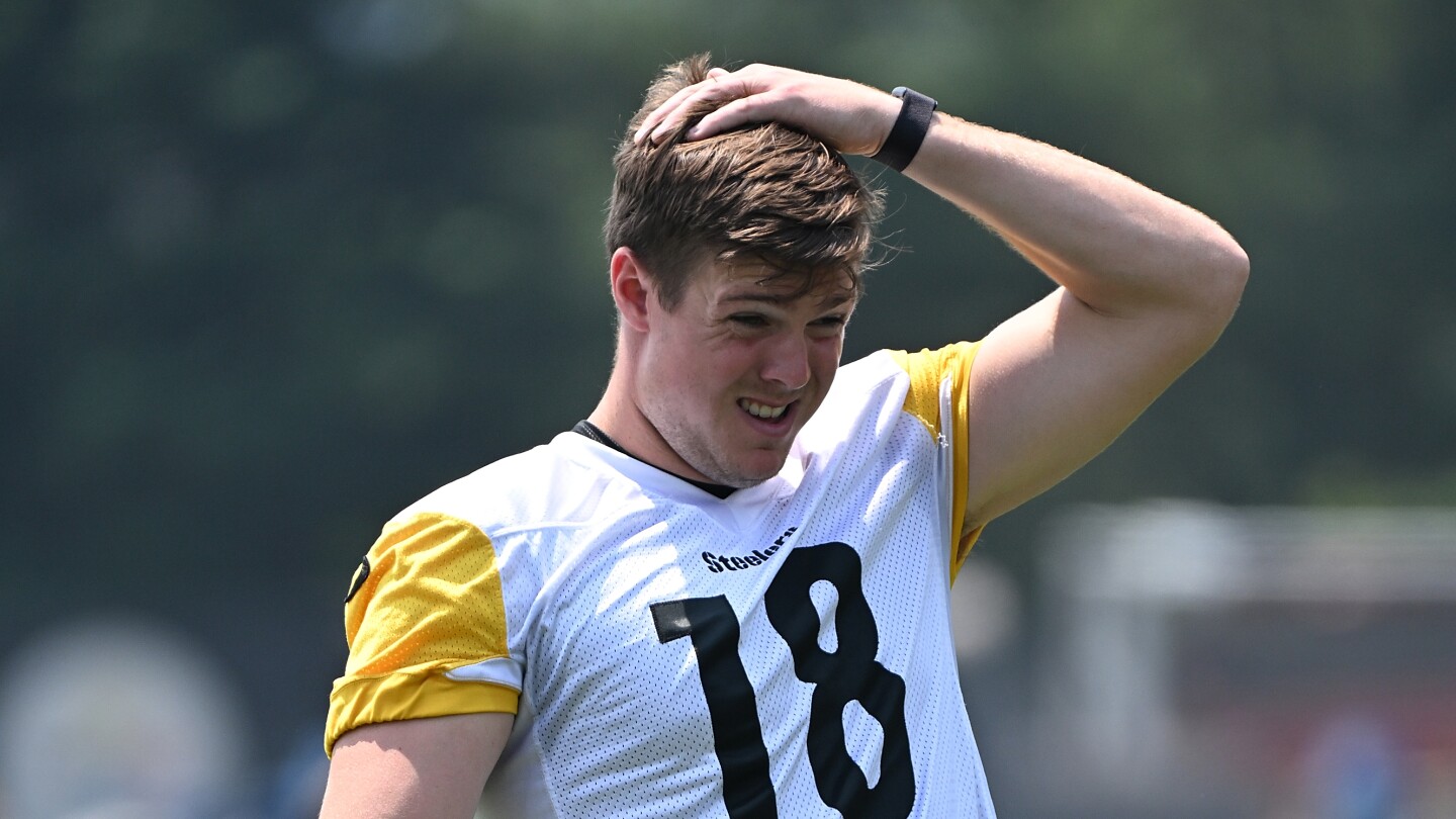 Featured image for Steelers rookie QB Will Howard to miss at least three weeks with hand injury