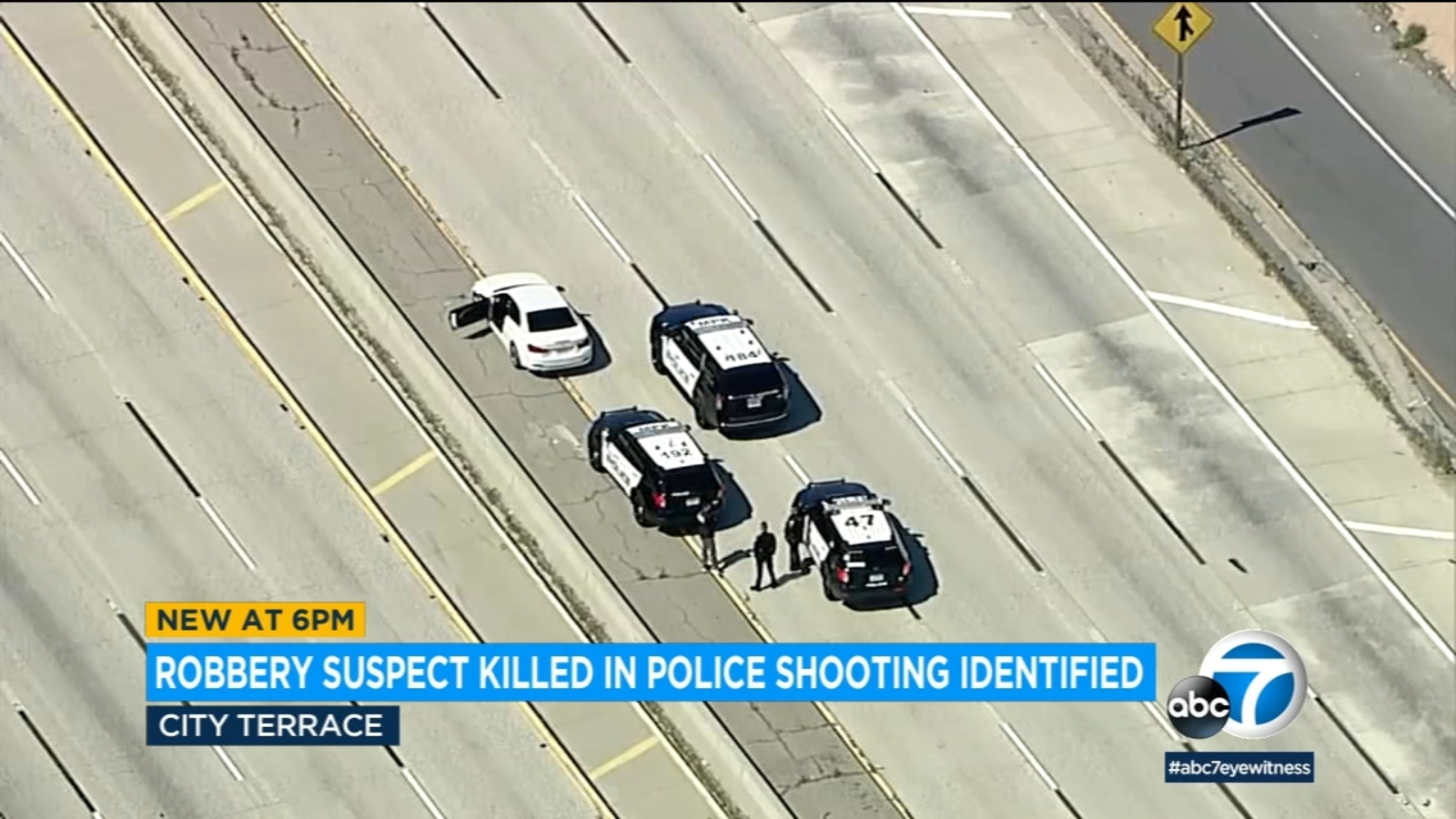 Featured image for Police shootout on 10 Freeway leaves suspect dead and traffic chaos.