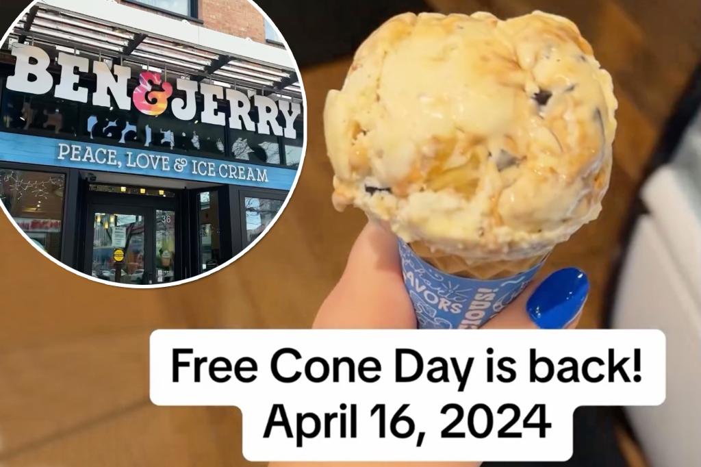 Featured image for "Ben & Jerry's Free Cone Day 2024: New Flavors, Non-Dairy Options, and How to Get Yours"