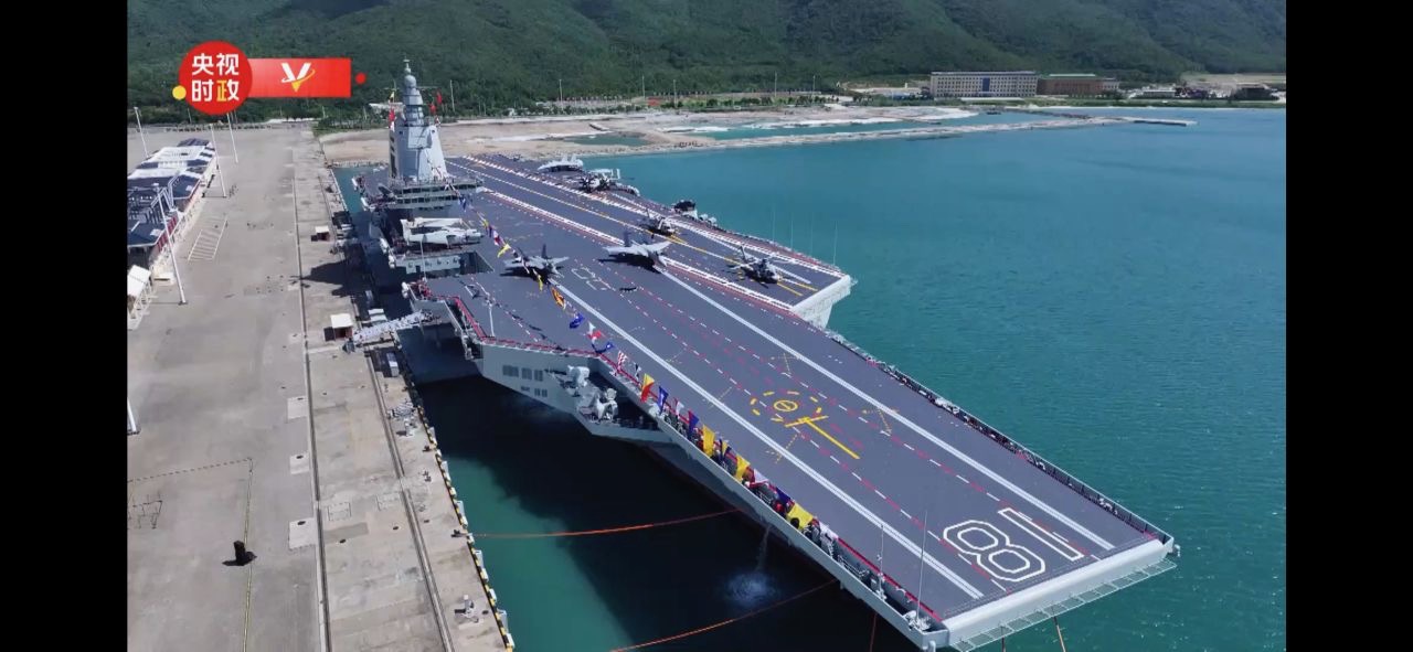 Featured image for China Deploys Third Aircraft Carrier Fujian to Boost Naval Power