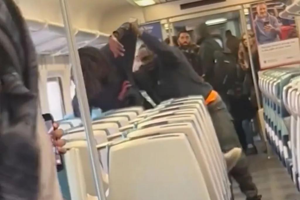 Featured image for "Violent Attack: LIRR Passenger Slashed in Face on Queens Train"