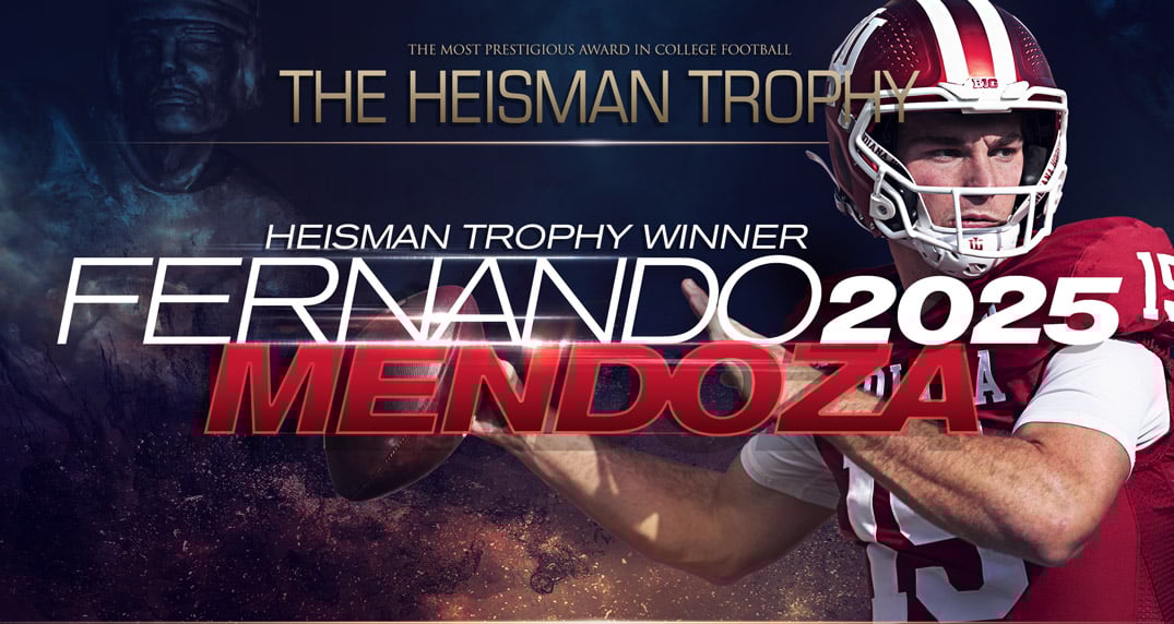 Featured image for Indiana's Fernando Mendoza Wins 2025 Heisman Trophy