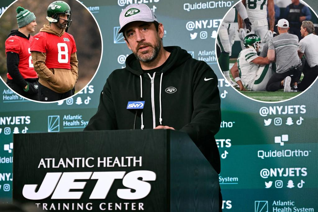 "Aaron Rodgers Takes Charge as Jets Enter Desperation Mode"