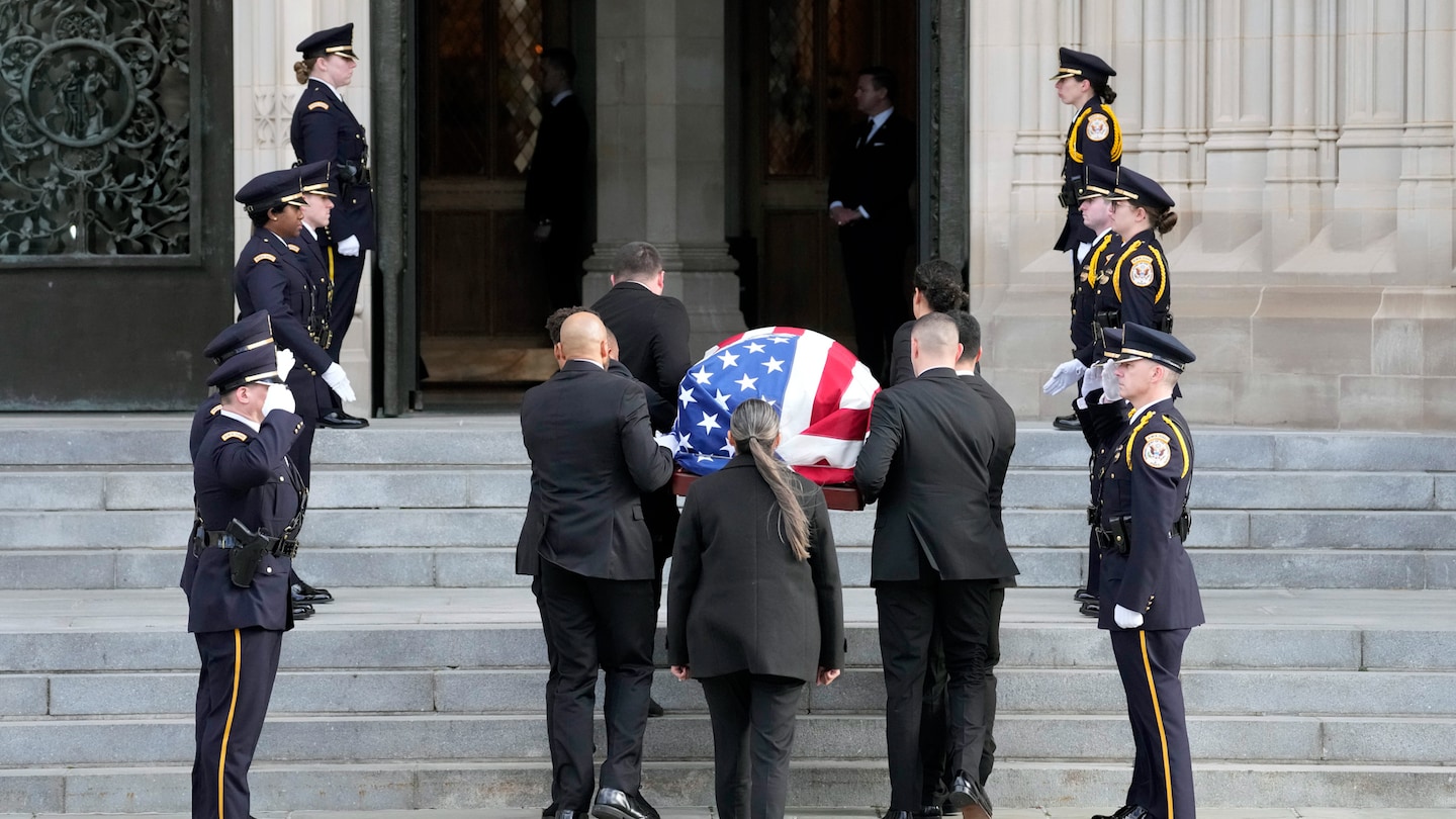 Featured image for Biden and Chief Justice Roberts Pay Tribute at Sandra Day O'Connor's Funeral