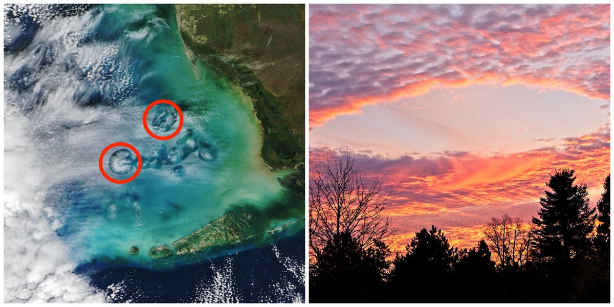 Featured image for "Unraveling the Mystery of Cavum Clouds Over Florida"