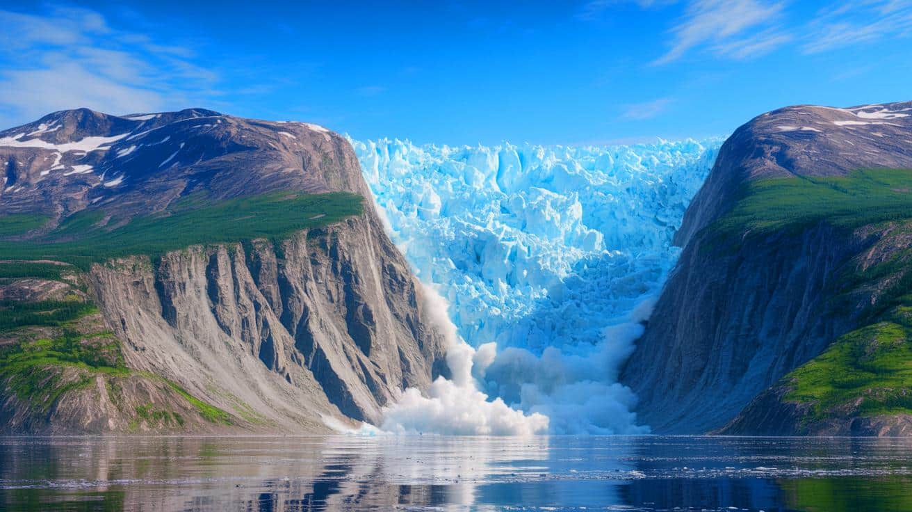 Featured image for Greenland Collapse Triggers 656-Foot Tsunami and Global Seismic Chaos