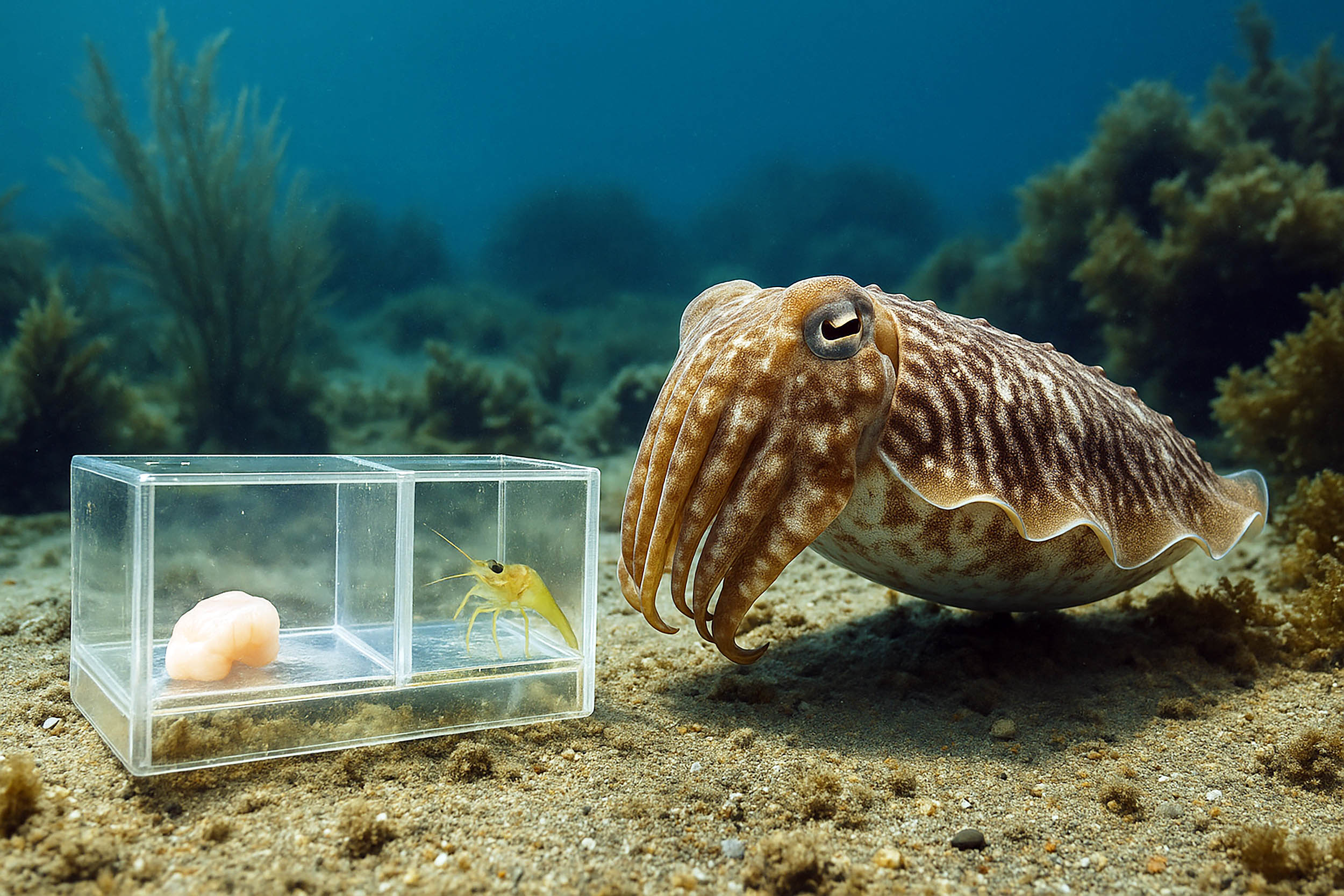 Featured image for Cuttlefish Surpass Children's Test, Showcasing Unexpected Intelligence