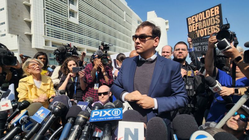 Rep. George Santos fights to keep bail sponsors' identities secret.