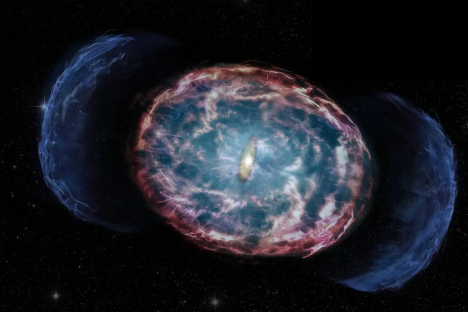 Featured image for "Threat of a Nearby Kilonova Explosion: Earth's Life at Risk"