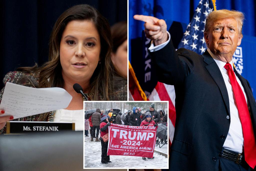 "Trump Considers Rep. Elise Stefanik as Potential Running Mate Amid 'Killer' Speculation"