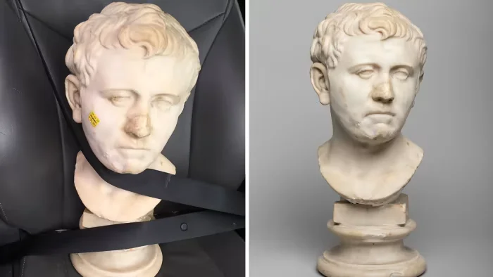 Stolen Roman bust bought for $35 at Goodwill to be returned to Germany.