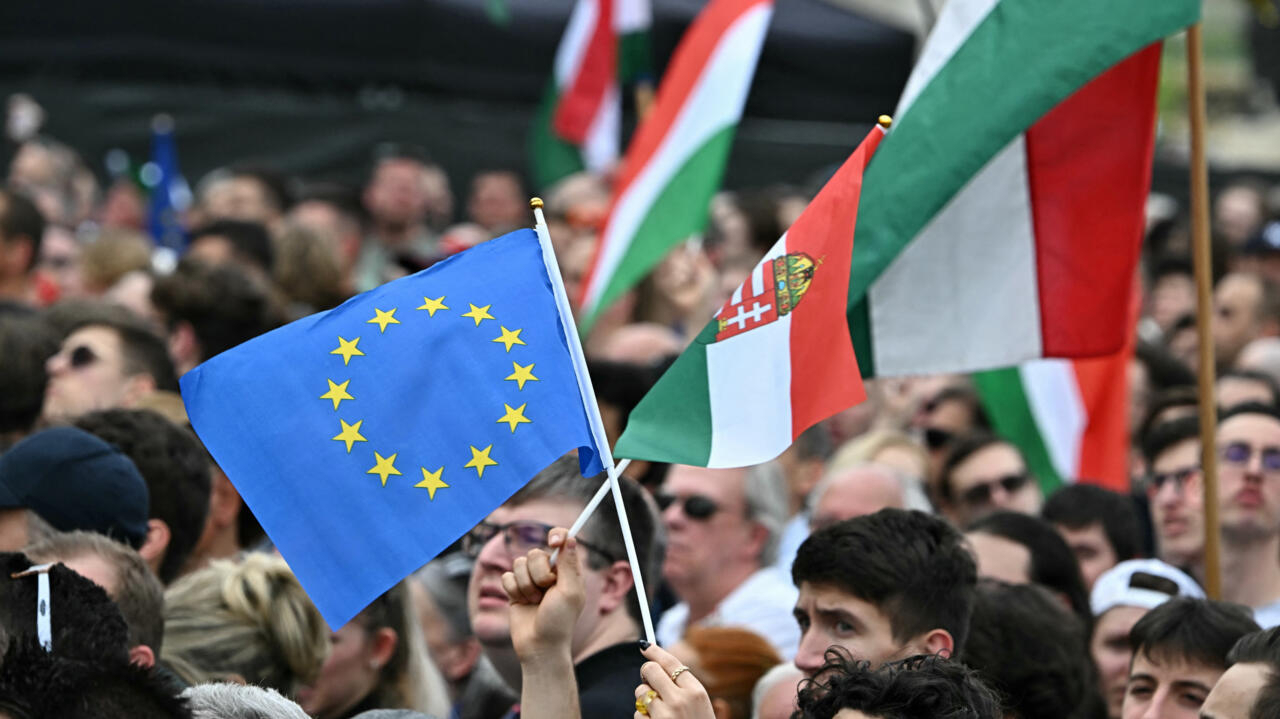 Featured image for Massive Protest in Budapest as Hungarians Rally Against Orban