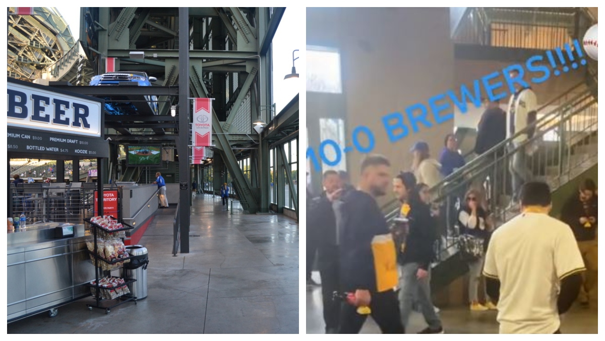 Brewers Home Opener Marred by Drunk Fan's Public Urination.