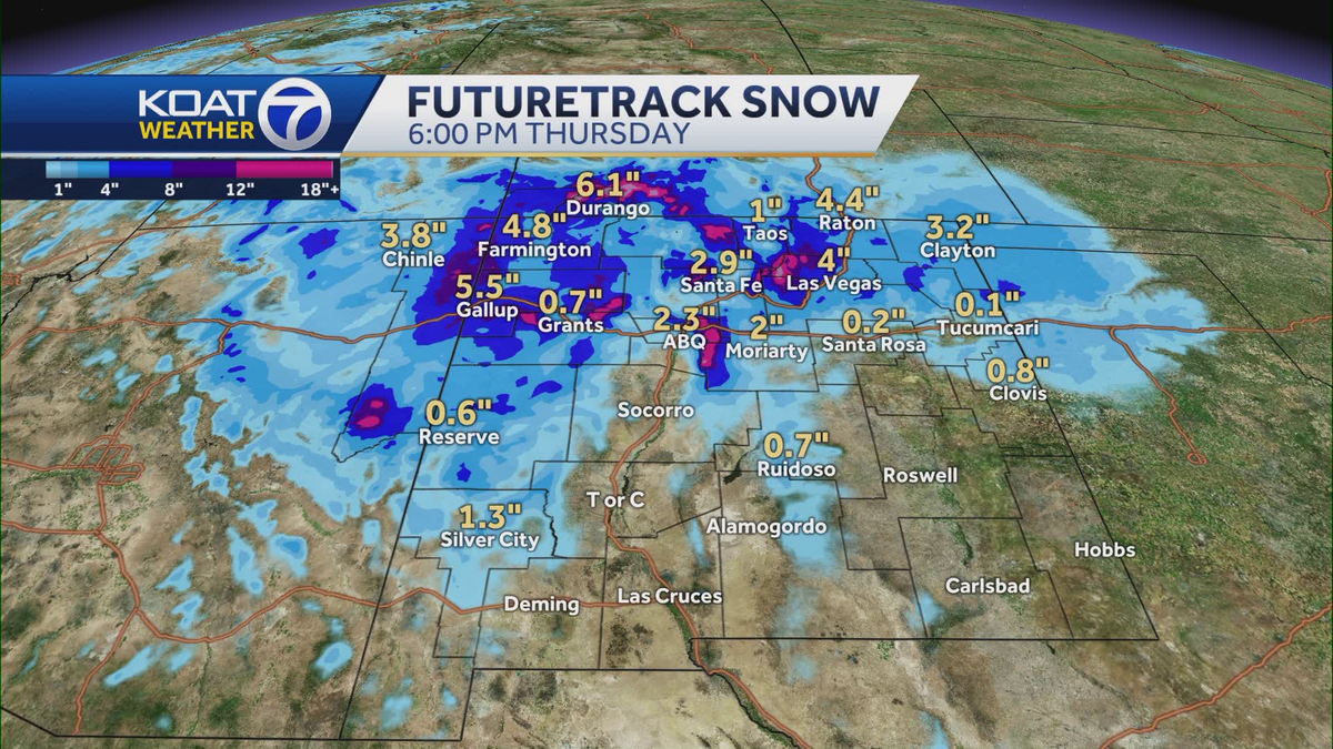 Featured image for "New Mexico Braces for Continued Snowfall, Up to 4 Inches Expected Today"