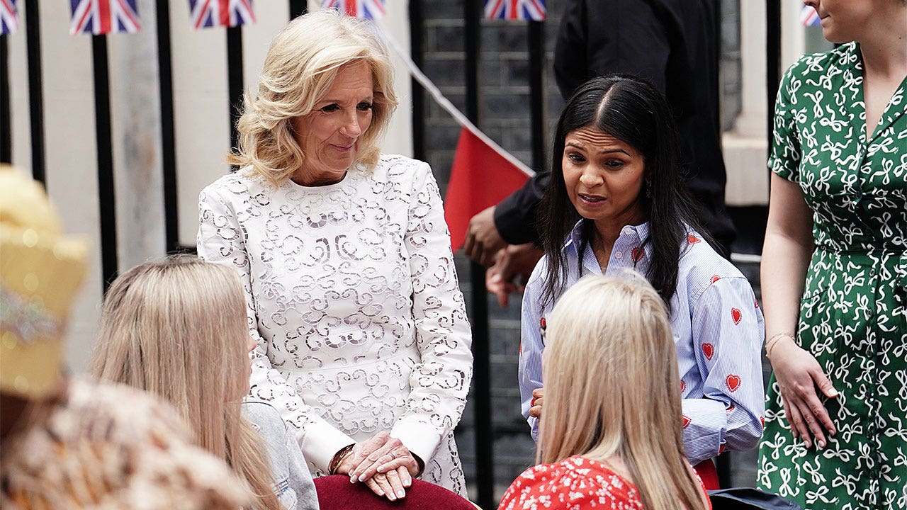 Jill Biden and Rishi Sunak Lunch Together in London.