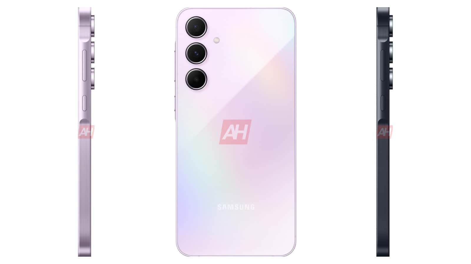 Featured image for "Leaked Galaxy A55 Renders Reveal Sleek Design, Thin Bezels, and New Side Bump"