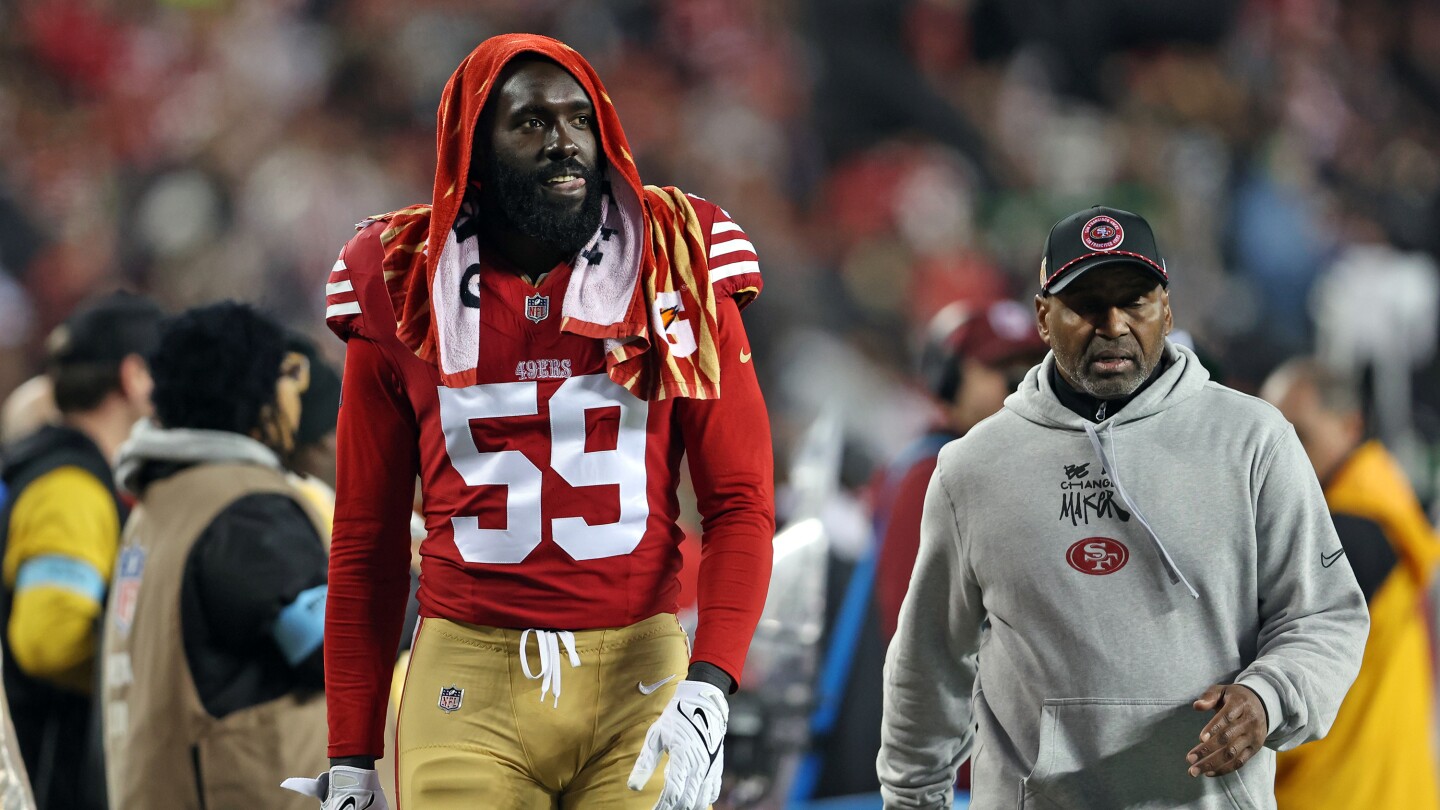Featured image for 49ers Linebacker De'Vondre Campbell Sparks Controversy by Refusing to Play Against Rams