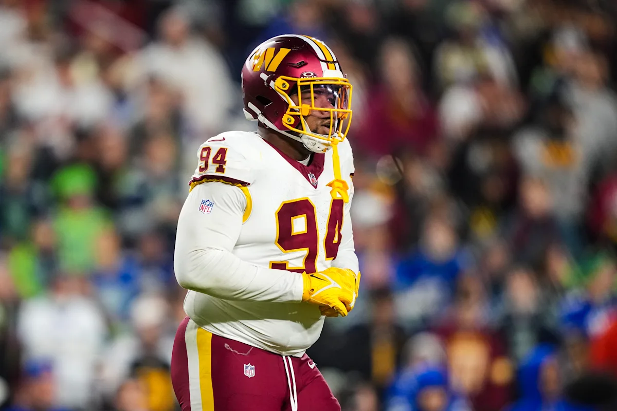 Featured image for Commanders' Daron Payne Ejected for Striking Lions' Amon-Ra St. Brown