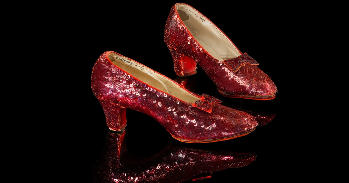 Featured image for Judy Garland's Iconic Ruby Slippers Fetch $28M at Auction