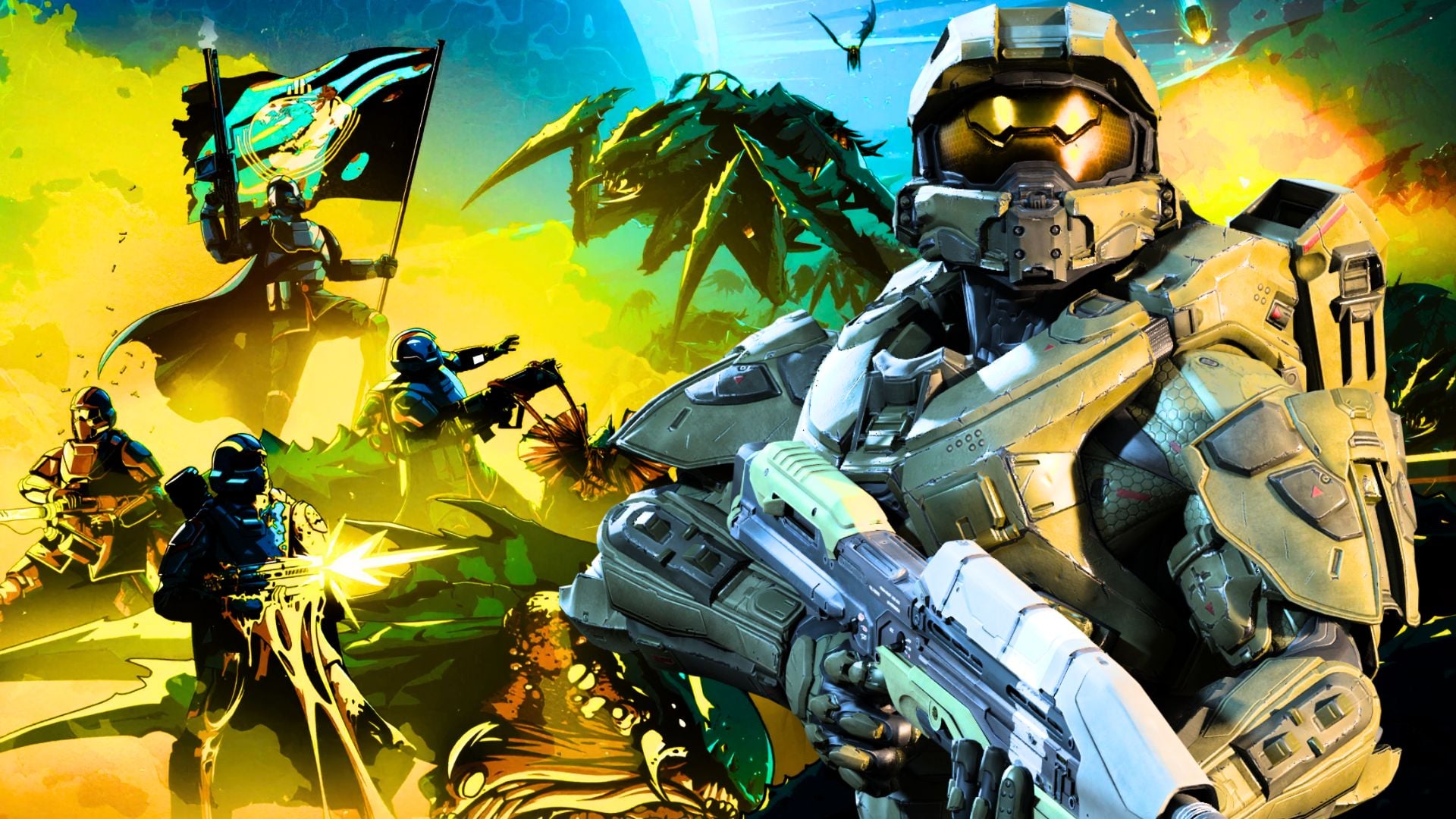 Featured image for Helldivers 2 x Halo ODST Crossover Launches Soon with New Content and Updates