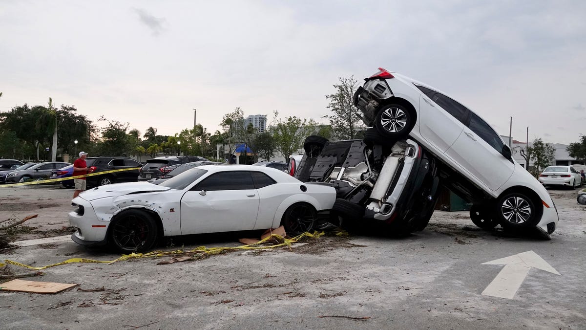 Tornadoes wreak havoc in Florida and Virginia, causing widespread damage.